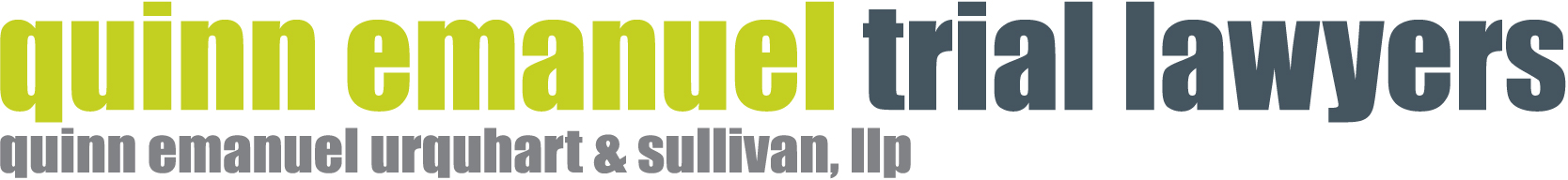 logo of PAW partner Quinn Emanuel Urquhart &amp; Sullivan, LLP
